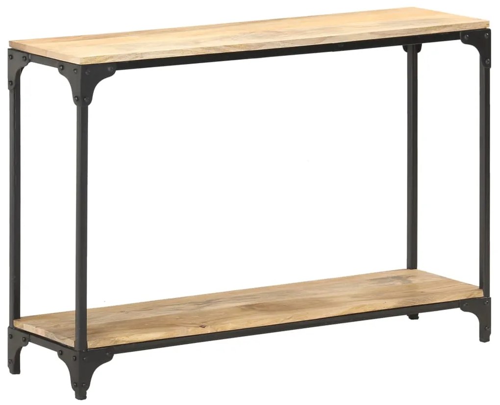 Mesa consola 110x30x75 cm madeira de mangueira maciça