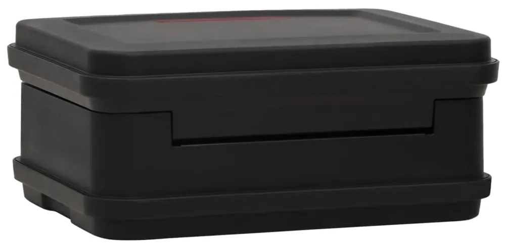 Cofre 38x32,5x16,5 cm preto