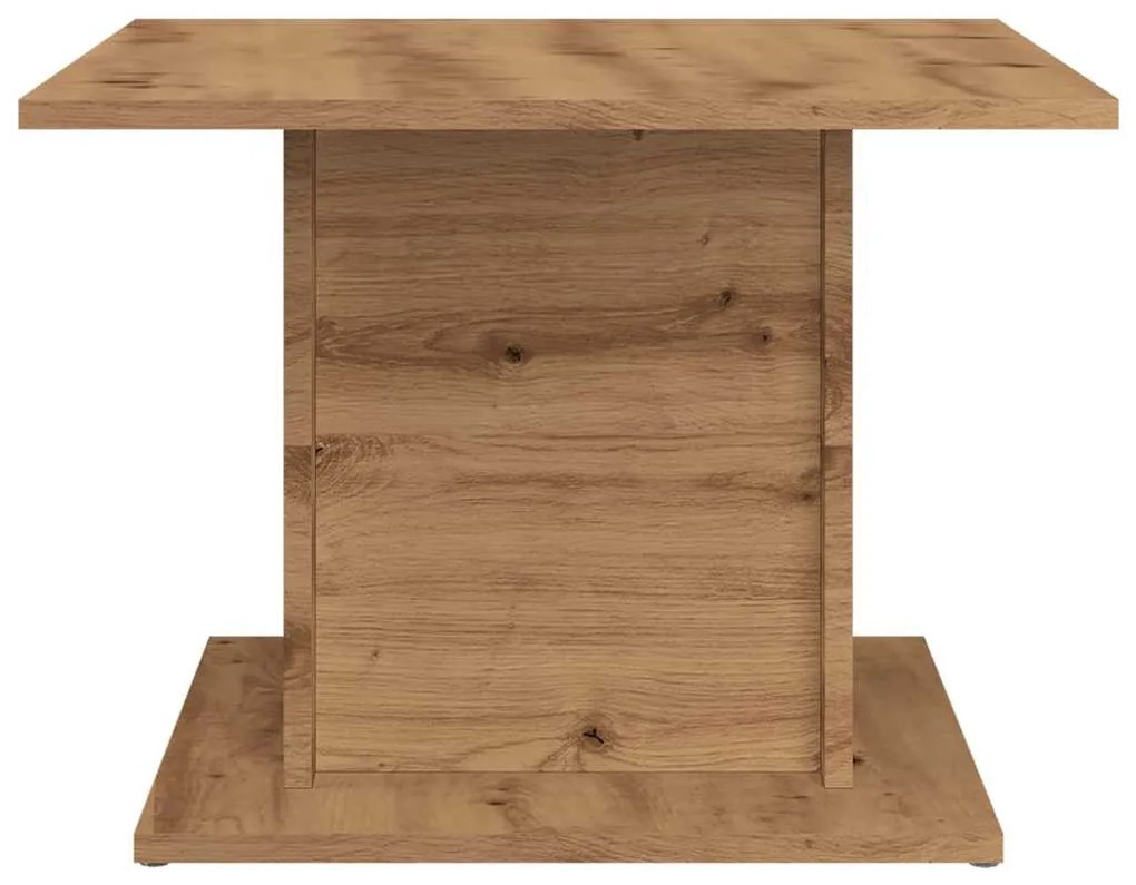 Mesa centro 55,5x55,5x40cm derivados madeira carvalho artisiano