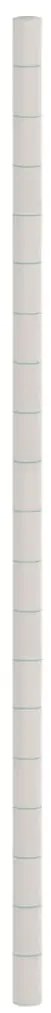 vidaXL Tela para ervas daninhas 4x50 m PP branco