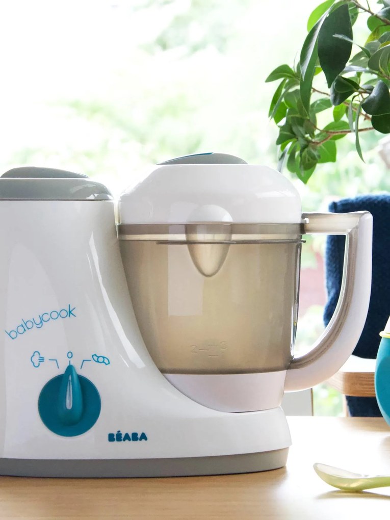 Robot BEABA Babycook Original branco/azul/cinzento