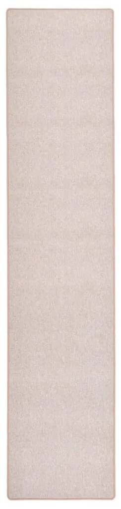 vidaXL Tapete/passadeira 80x400 cm cinzento-acastanhado