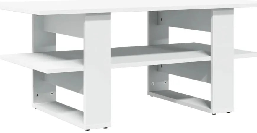 Mesa de centro 102x55x42 cm derivados de madeira branco
