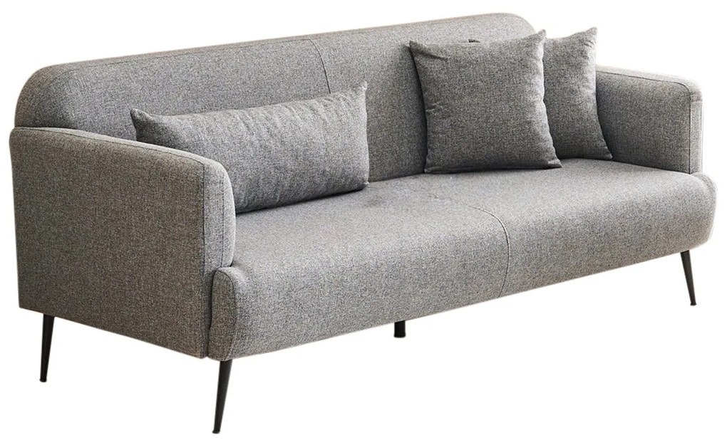 Sofá de 3 Lugares Revos – Cinzento – 200x80x100 cm