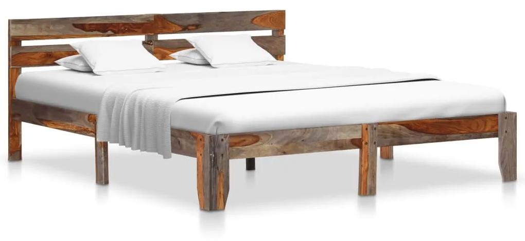 Estrutura de cama 180x200 cm madeira de sheesham maciça