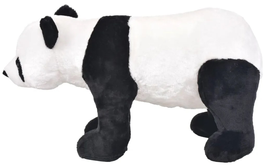 Brinquedo de montar panda peluche preto e branco XXL