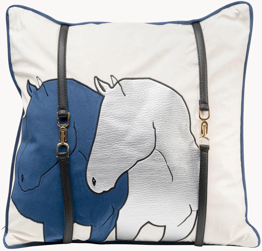 Almofada em veludo Horse Date
