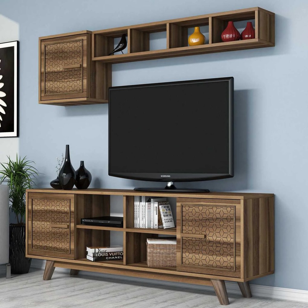 Unidade TV Ayla – Nogueira – 160 cm x 56,2 cm x 35 cm