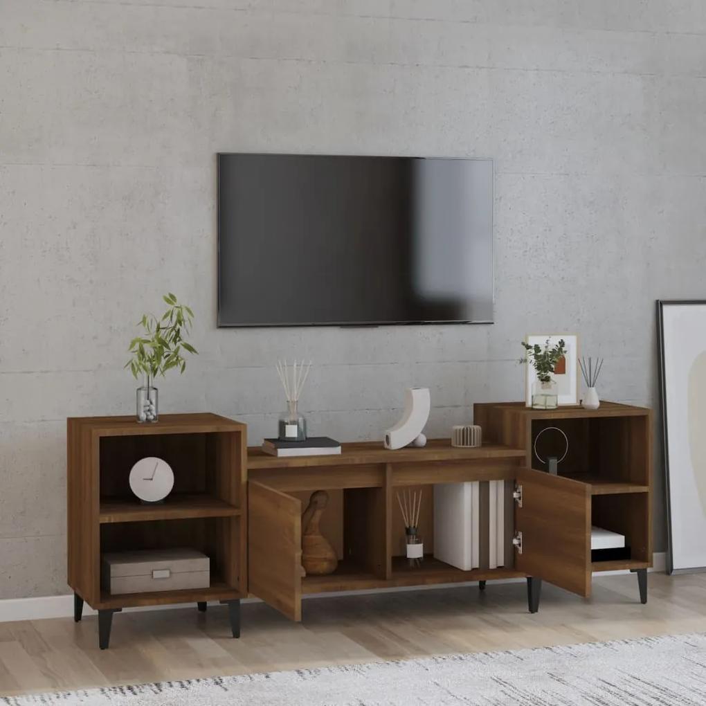 Móvel de TV Lotus de 160 cm - Nogueira - Design Moderno