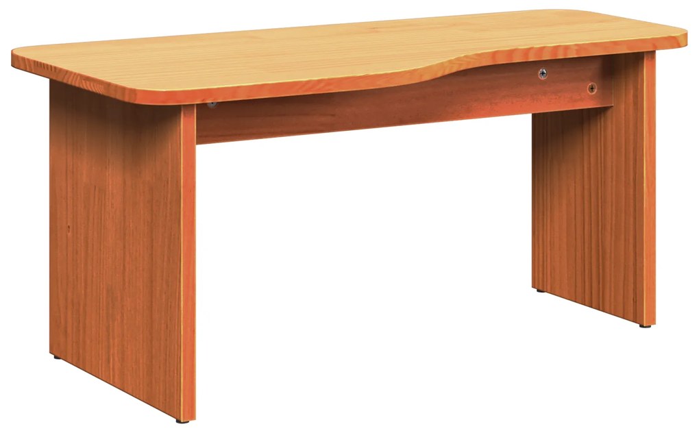 Mesa de centro 2 pcs Castanho-mel 100 x 69 x 35.5 cm