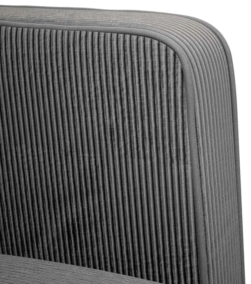 Sofá-luvas 109 cm tecido corduroy cinzento-escuro