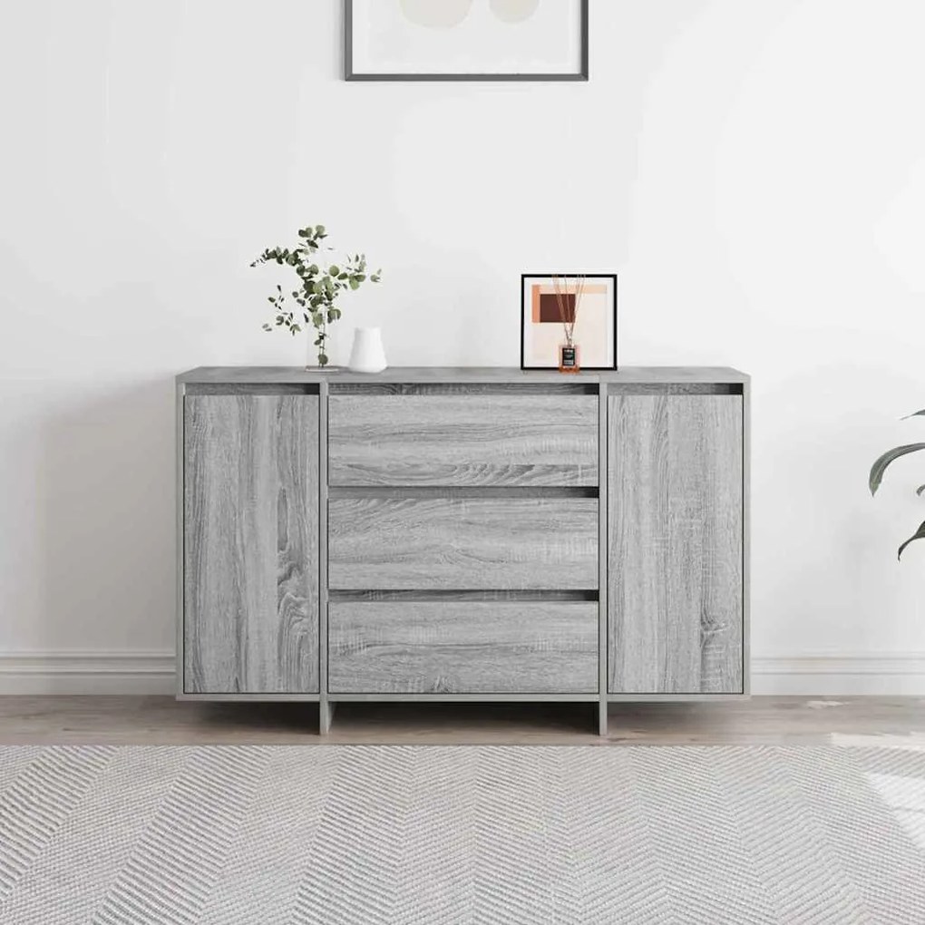 Sideboard Cinza Sonoma 120x41x75 cm Madeira de engenharia