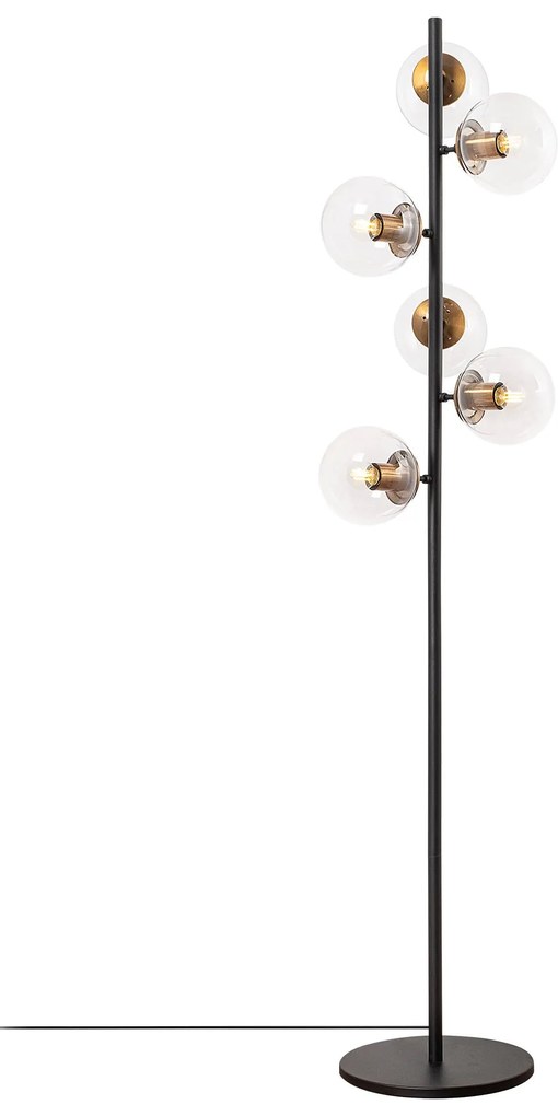 Candeeiro de Pé Fazli – Preto – 35 x 22 x 163 cm