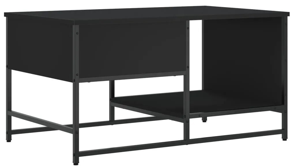 Mesa de centro 85,5x51x45 cm derivados de madeira preto