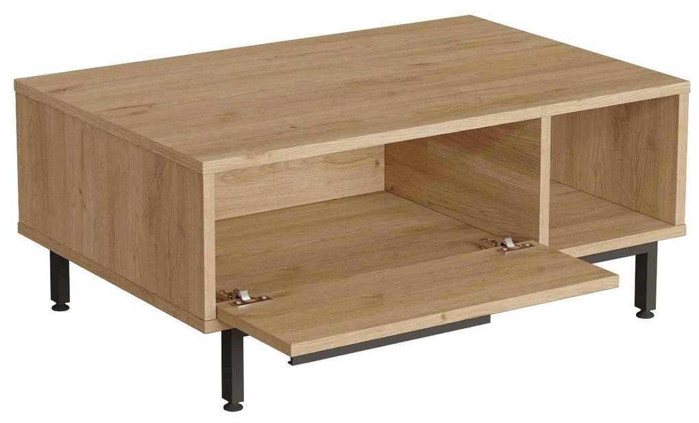 Mesa de Centro ON2 – Nogal – 90 cm x 37,6 cm x 60 cm