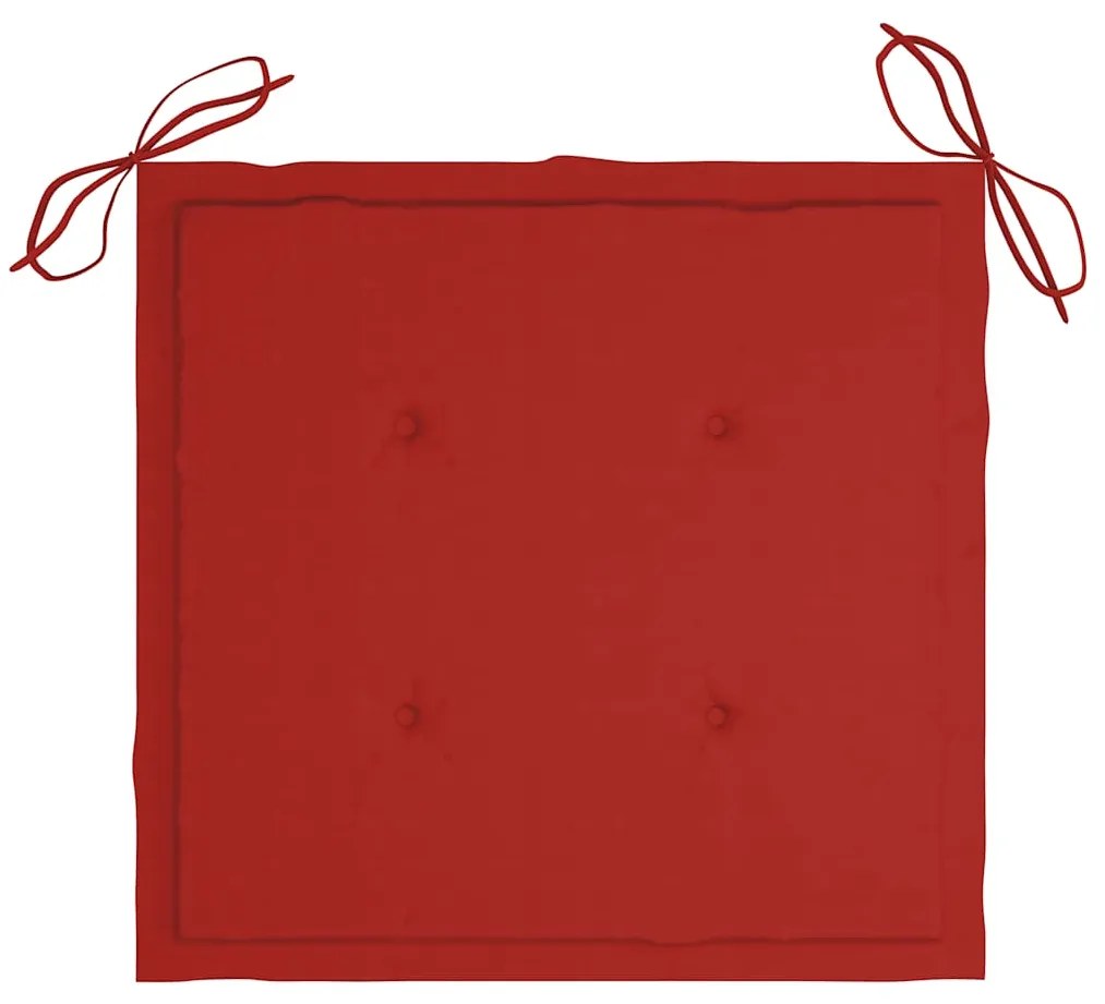 Cadeiras exterior dobráveis c/ almofadões 4 pcs acácia maciça