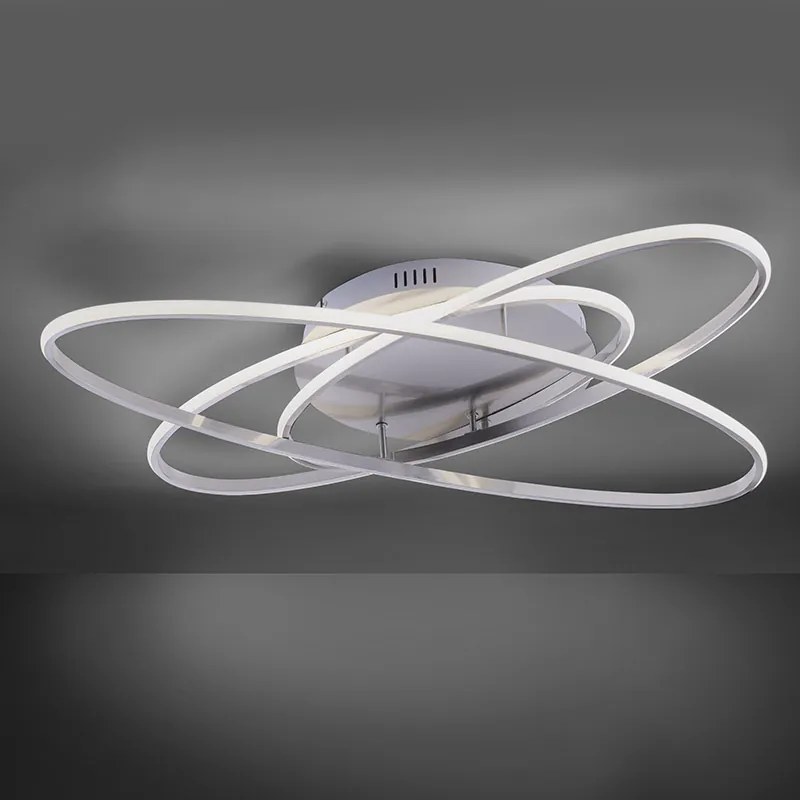Candeeiro de teto em aço com LED regulável - Galax Design