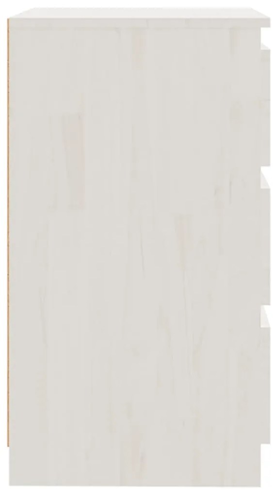 Cómoda Lylle em Pinho Maciço - Branco - Design Nórdico