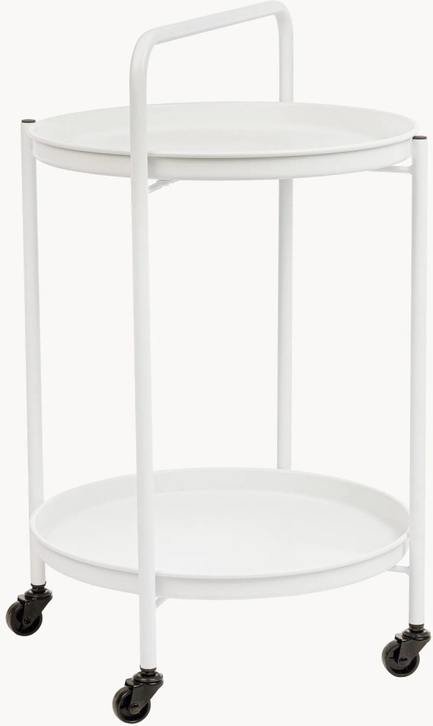 Mesa de apoio redonda para exterior com rodas Austin