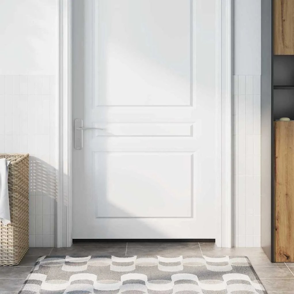 vidaXL Selos de Escovas para Porta Auto-adesivos 6 pcs Branco 100 cm