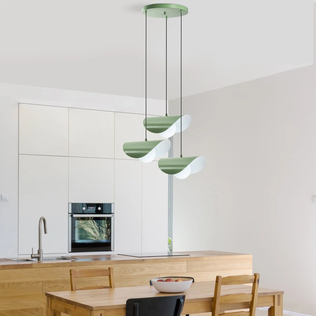 Candeeiro de Teto Vatoz – Menta – Diâmetro 50 cm