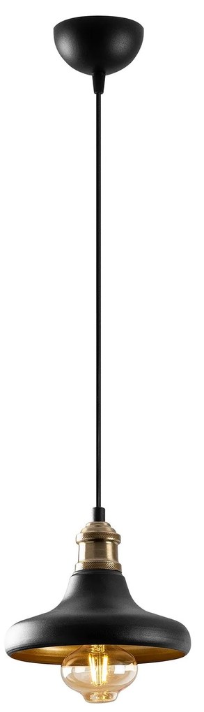 Candeeiro de Teto Dodo – Preto – 21 x 21 cm