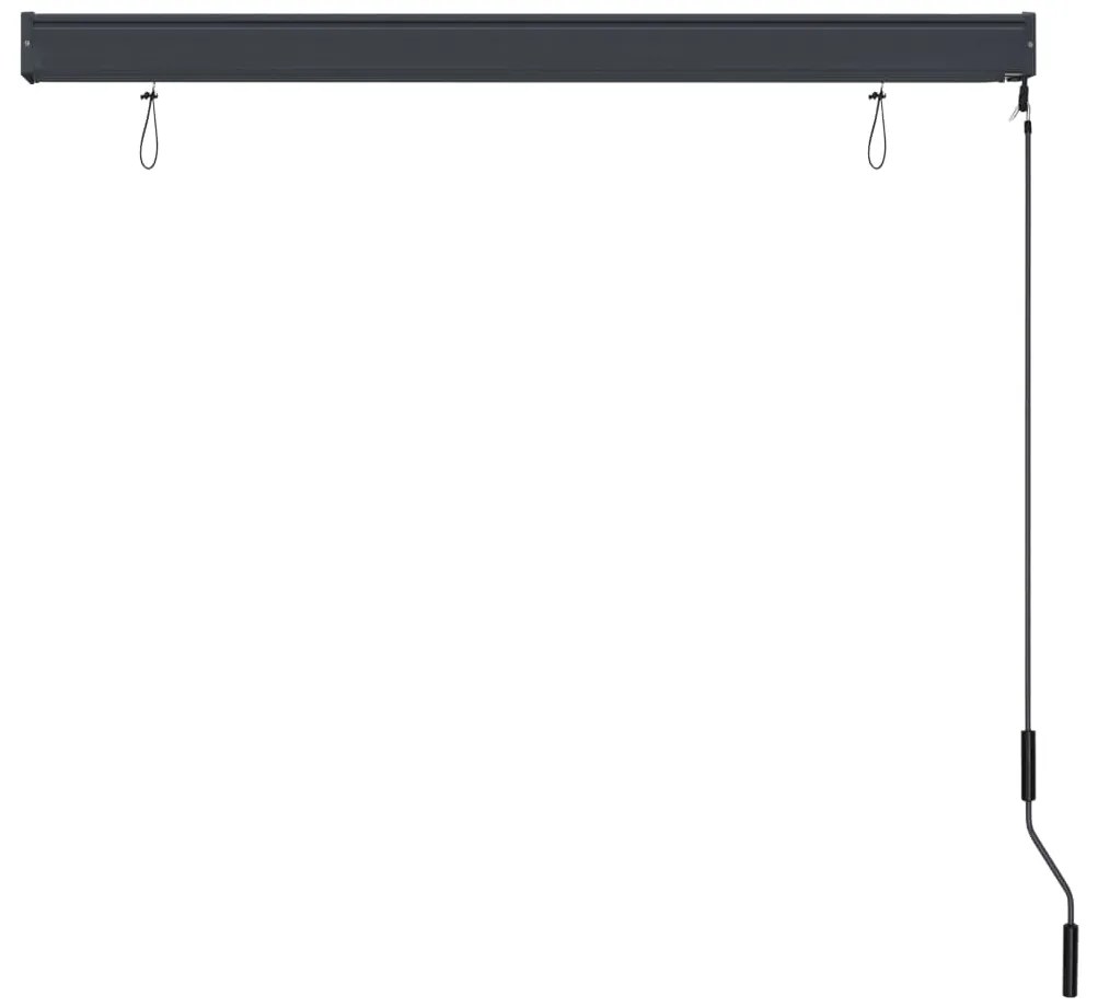 Estore de rolo para exterior 140x250 cm antracite