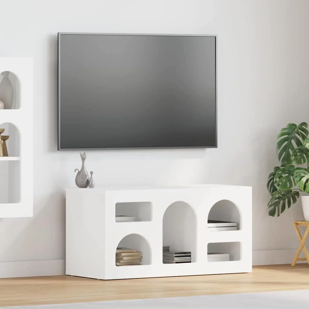 vidaXL Gabinete para TV Branco 80 x 35 x 40 cm Madeira processada