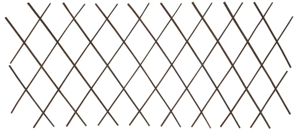 Cercas em treliça salgueiro 5 pcs 180x60 cm