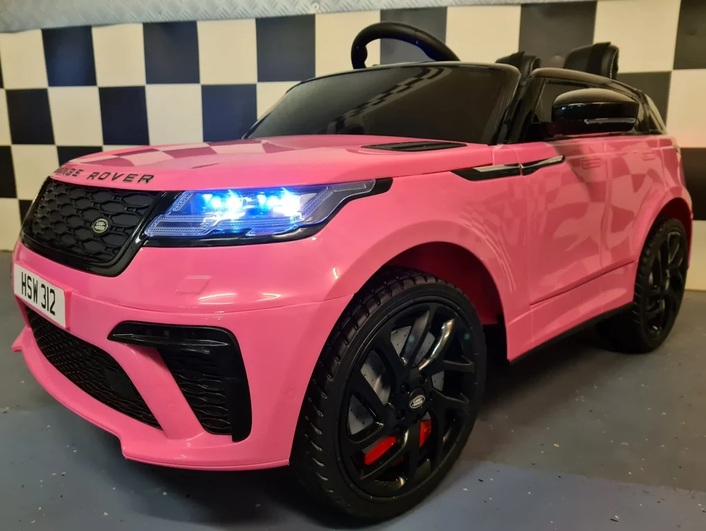 Range Rover Velar Carro eletrico infantil 12V 2.4G Rosa | BIANO
