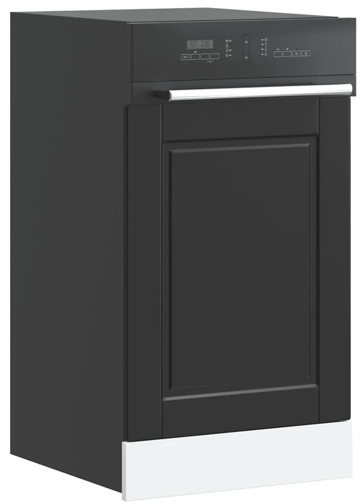 Painel máquina lavar louça Porto preto 45x1,5x67 cm