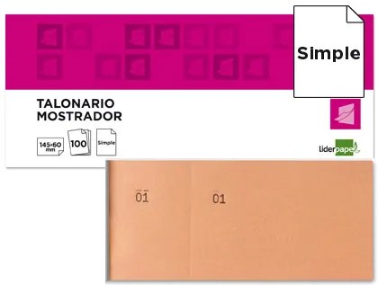 Bloco de Talões 1/3 Laranja