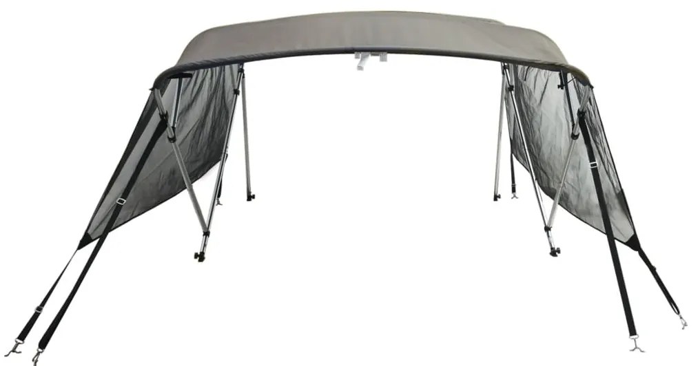 Toldo 4 arcos Bimini paredes malha laterais 243x(170-182)x137cm