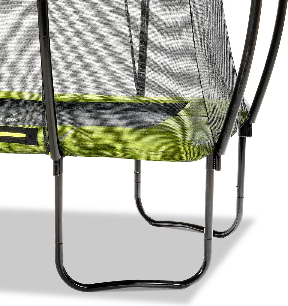 Trampolim retangular Silhouette 153 x 214 cm - verde