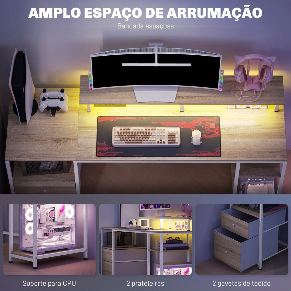 Secretária de Canto – Modelo Trani – 5x48x75 – Moderna – Branco