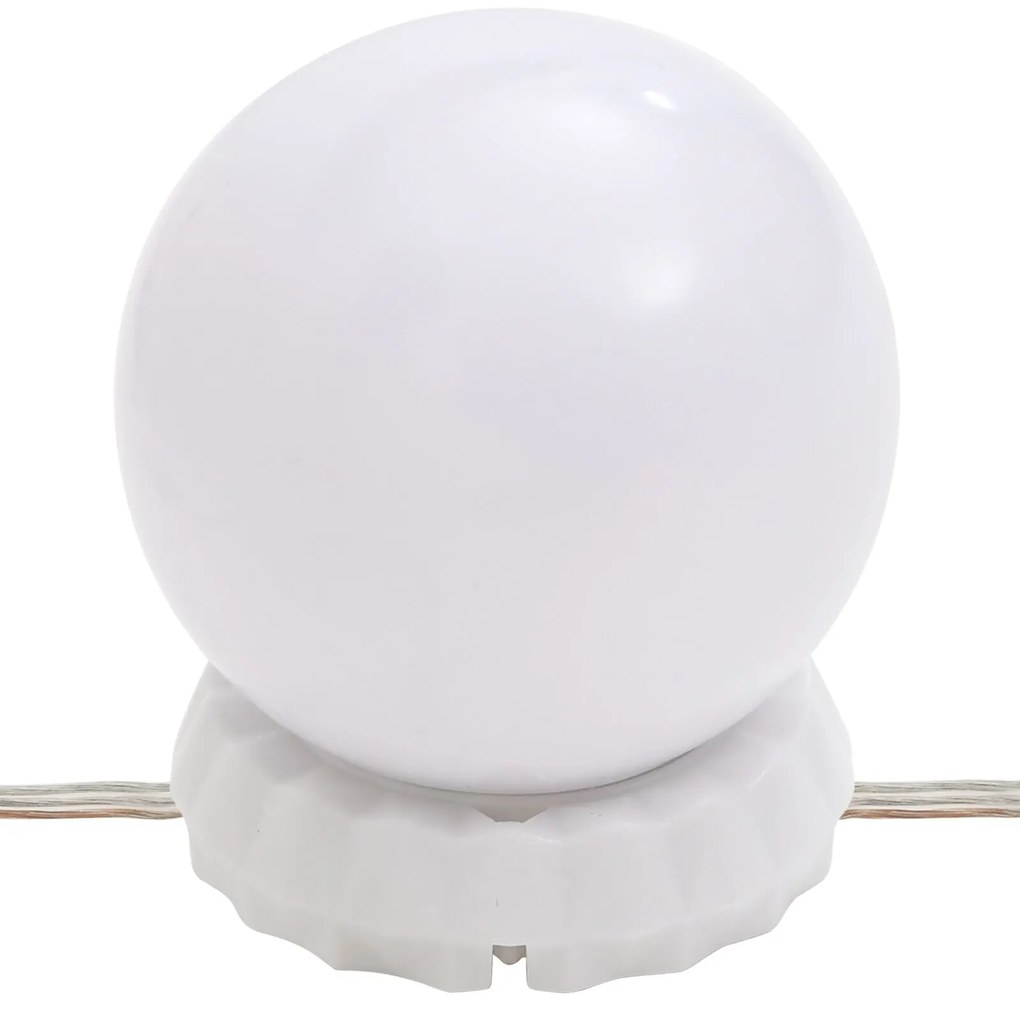 Mesa de Maquiagem com Espelho e LEDs Carvalho Artesanal Madeira Ingene