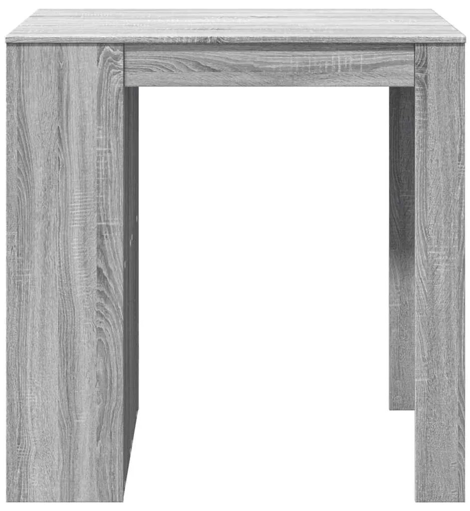 Mesa de bar 102x70x103,5cm derivados de madeira cinzento sonoma