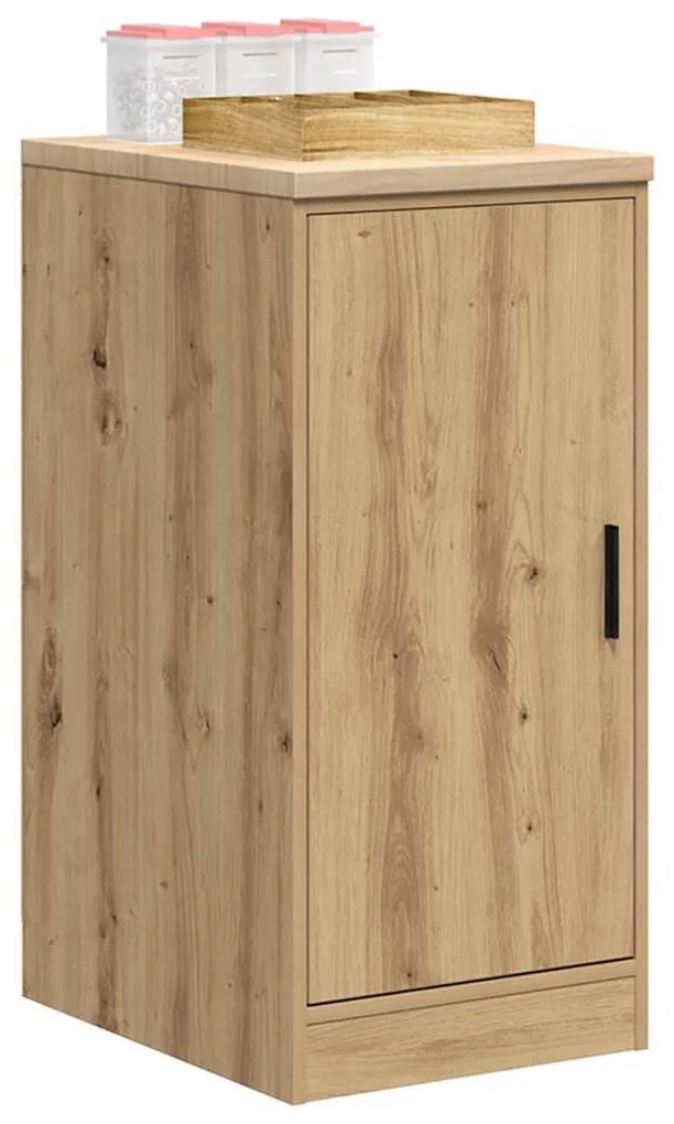 vidaXL Armário de arrumação de garagem Carvalho Artesanal 40x51x85 cm