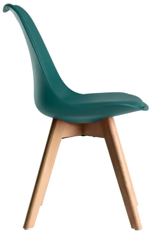 Conjunto Secretária Estik e Cadeira Synk Basic - Verde-azulado