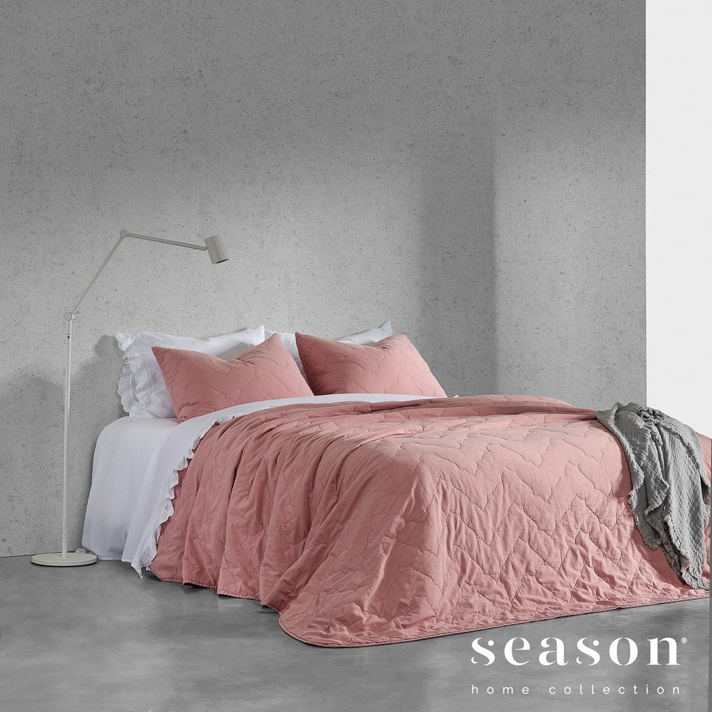 COLCHA LOVER / Rosa: colcha 250x270 cm ( largura x comprimento ) +  2  almofadas cheias 50x70 cm