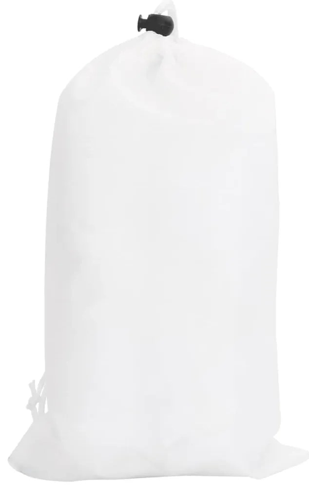 Rede de camuflagem com saco de arrumação 753x199 cm branco