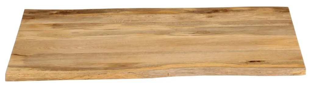 Tampo de mesa c/ borda viva 90x80x2,5 cm mangueira maciça