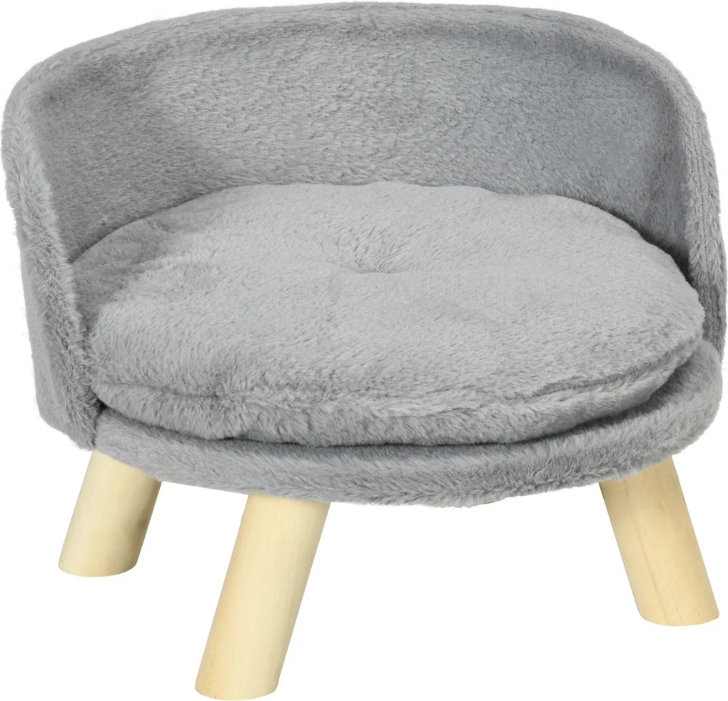 PawHut Cama Elevada para Cães Cama para Cães Mini com Almofada Lavável