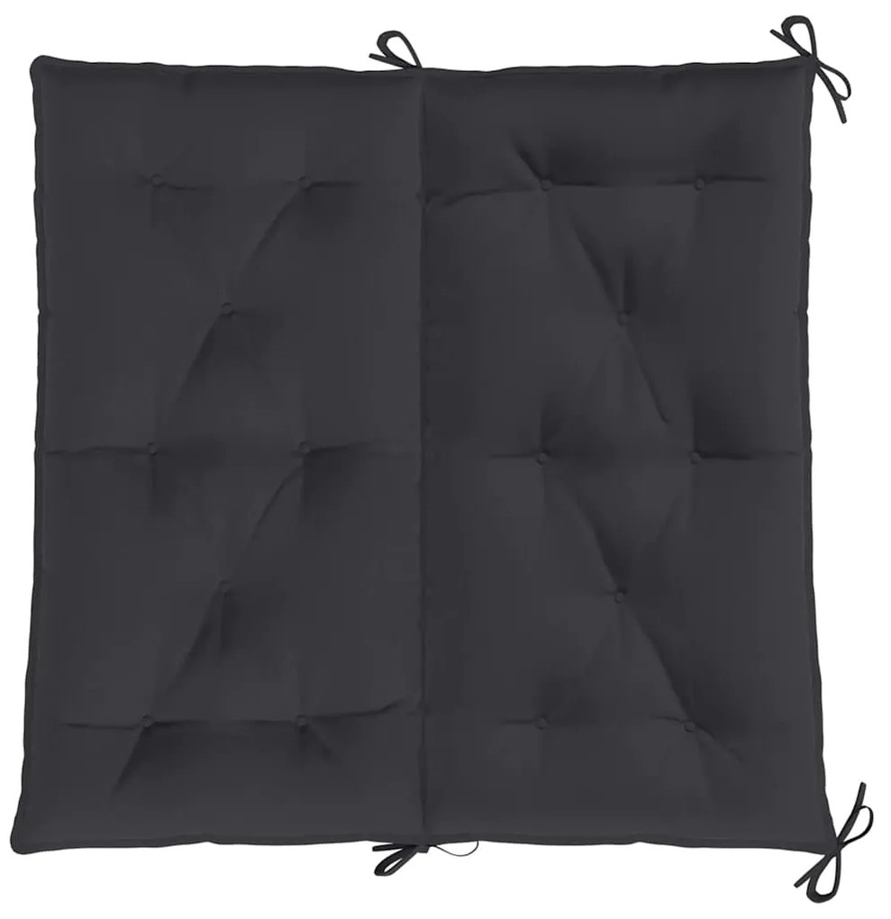 Almofadão p/ banco jardim 100x(50+50)x7cm tecido oxford preto