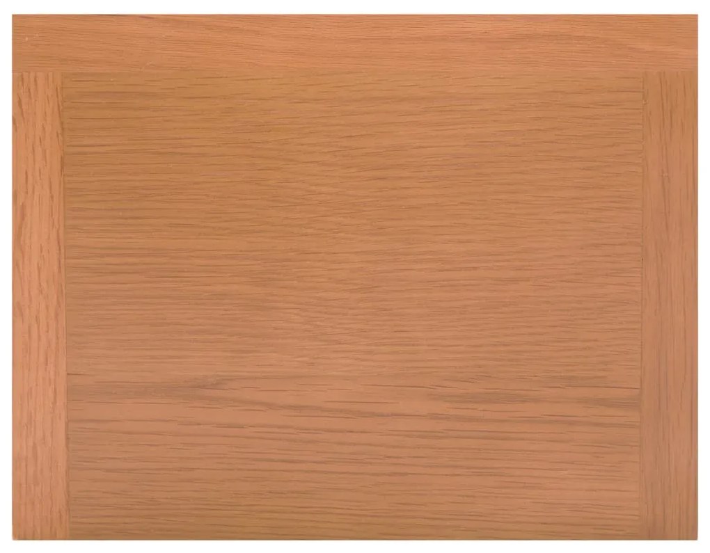 Mesa de apoio com gaveta 35x27x55 cm madeira carvalho maciça