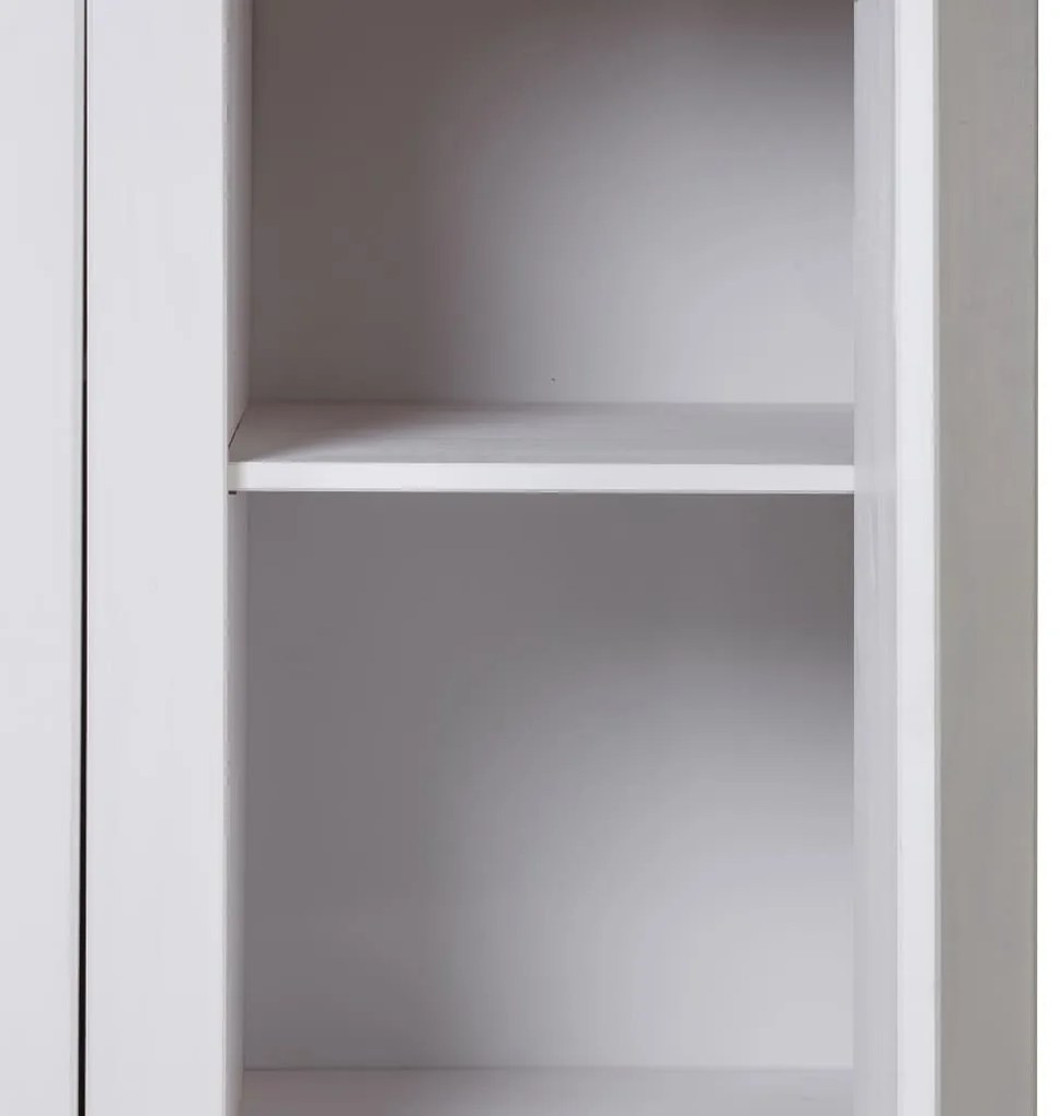 Roupeiro com 3 portas branco 118x50x171,5 cm pinho Panamá