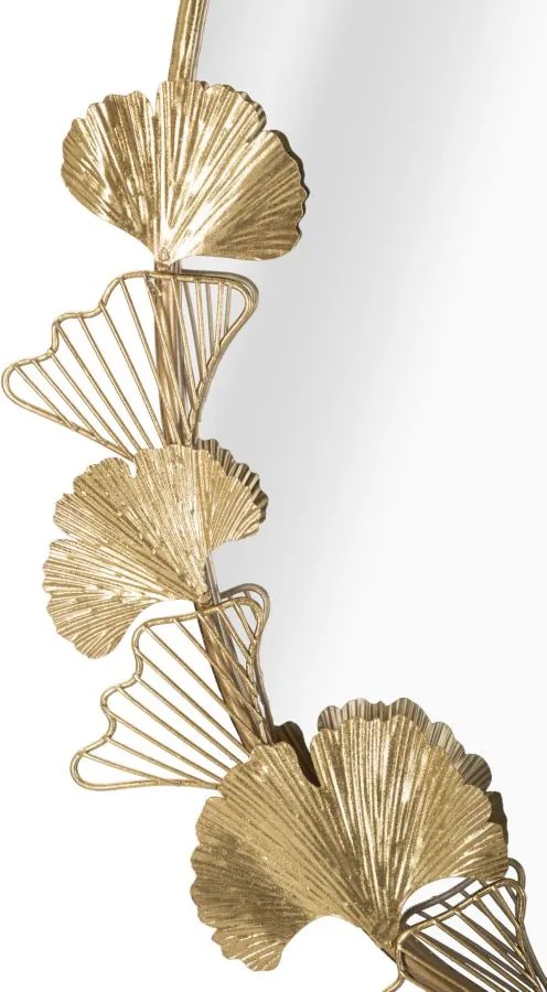 ESPELHO DE PAREDE LITTLE LEAF 61,5X3X78 CM DOURADO