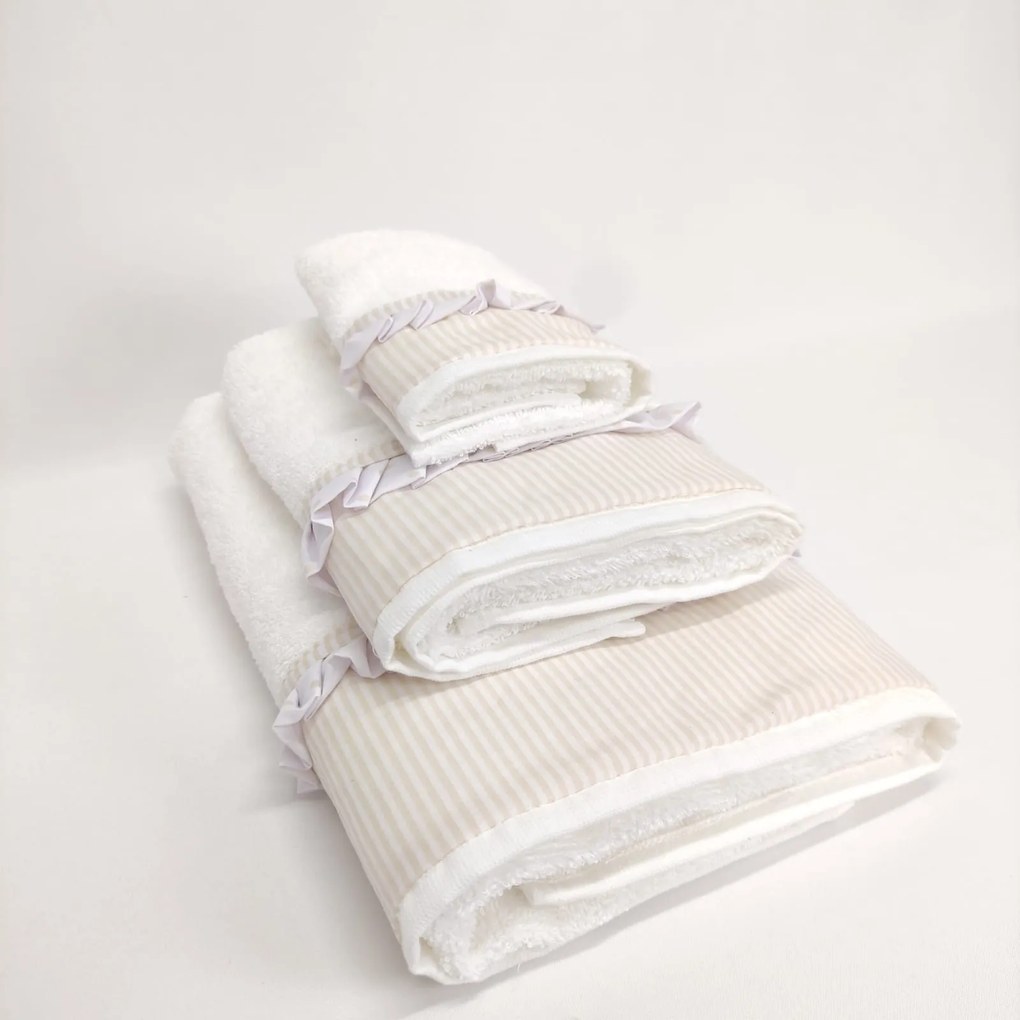 Conjunto de Duche/Banho Duque Bege