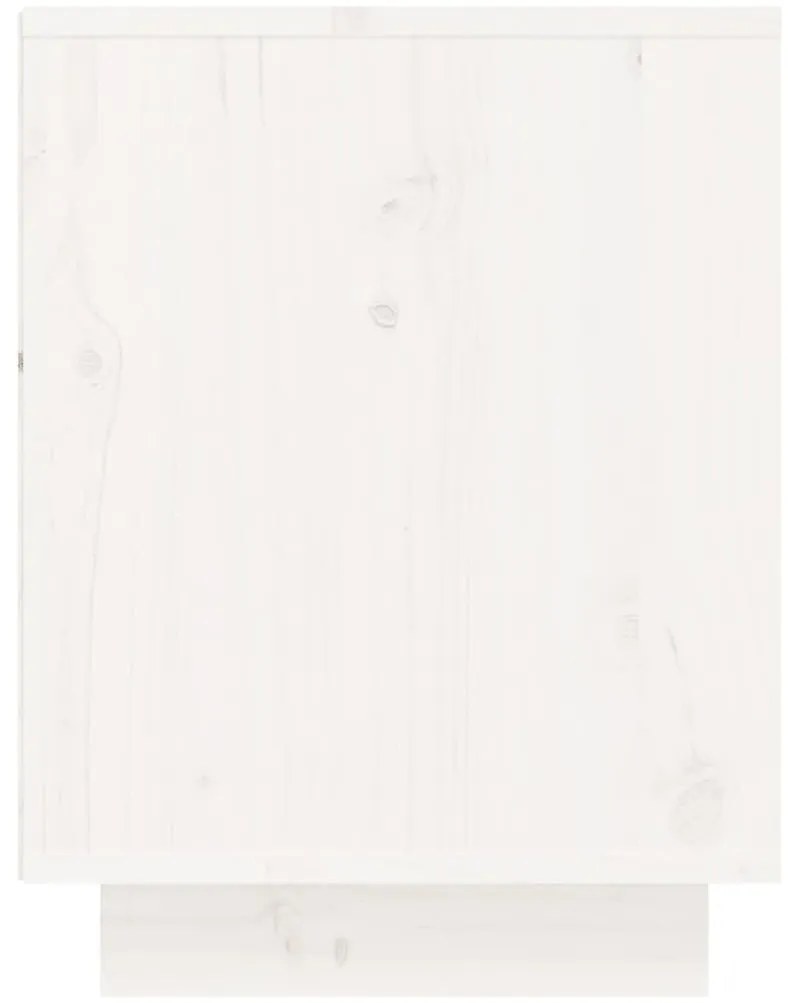 Sapateira 60x34x45 cm madeira de pinho maciça branco