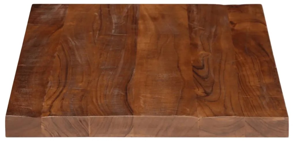 Tampo de mesa retangular 90x60x2,5 cm madeira recuperada maciça